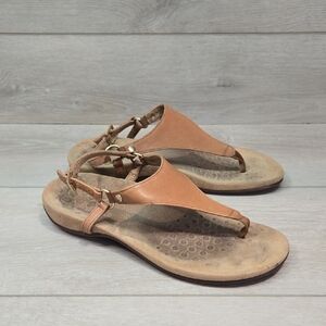 Vionic Women's Kirra T Strap Thong Sandals Slide Shoes Sz 8